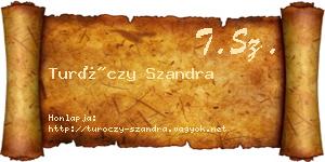 Turóczy Szandra névjegykártya